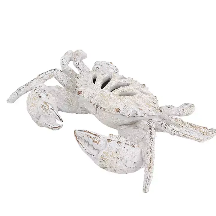 White Coral Crab Figurine