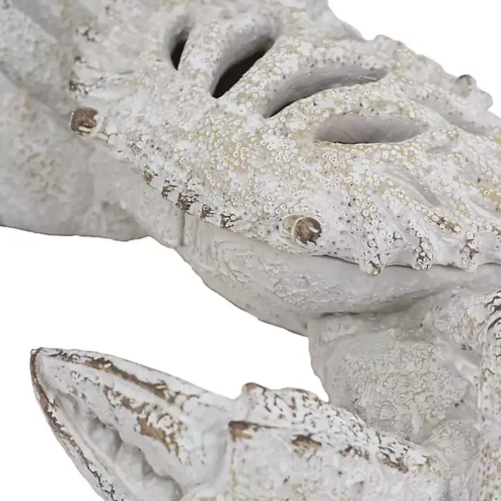 White Coral Crab Figurine