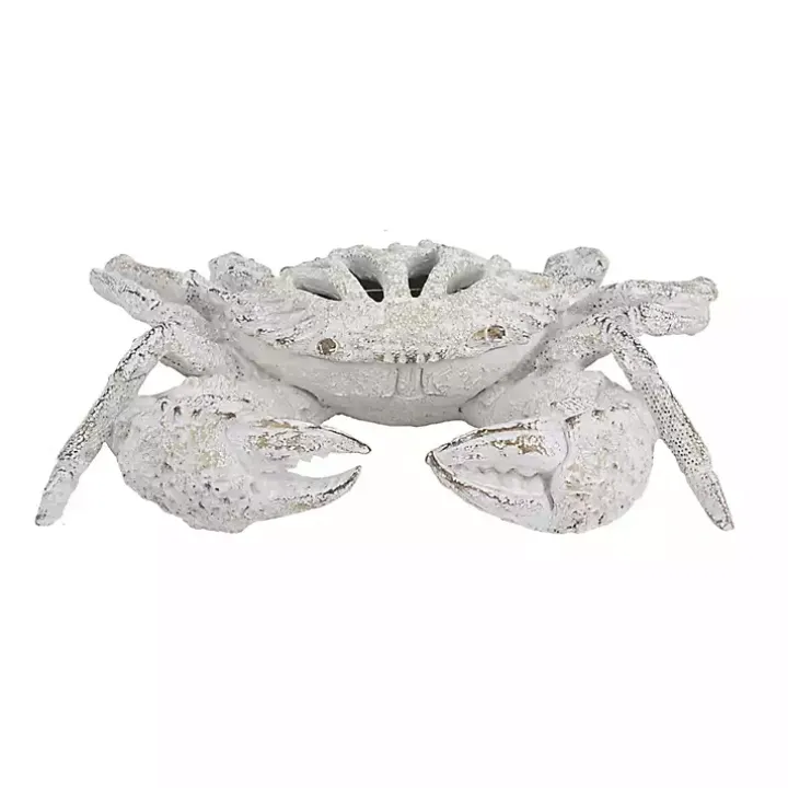 White Coral Crab Figurine
