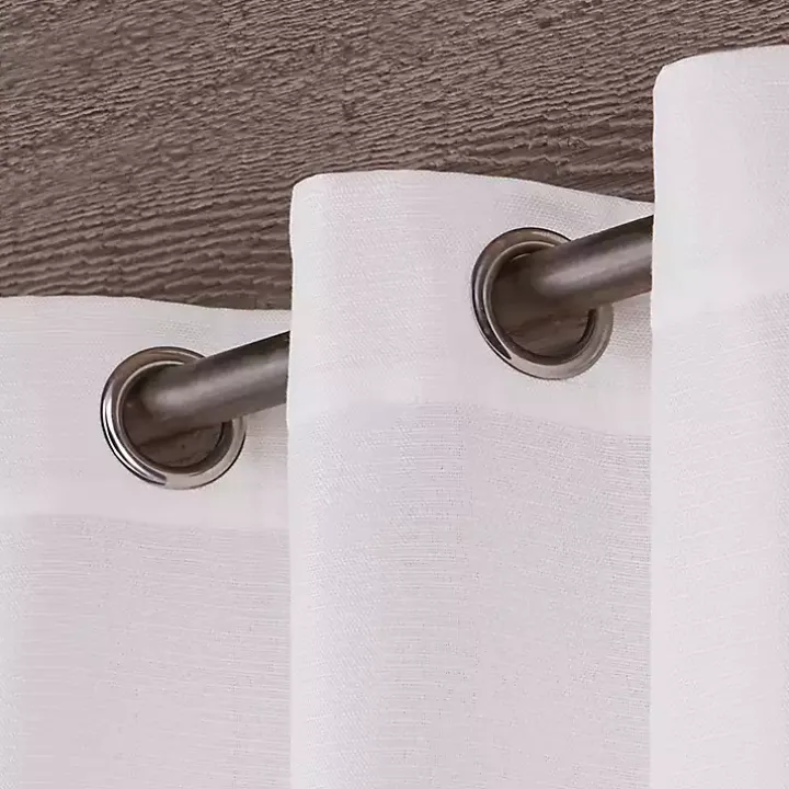 White Delano Outdoor Curtain Panel Set, 96 in.