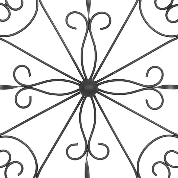 White Farmhouse Abstract Wall Plaque