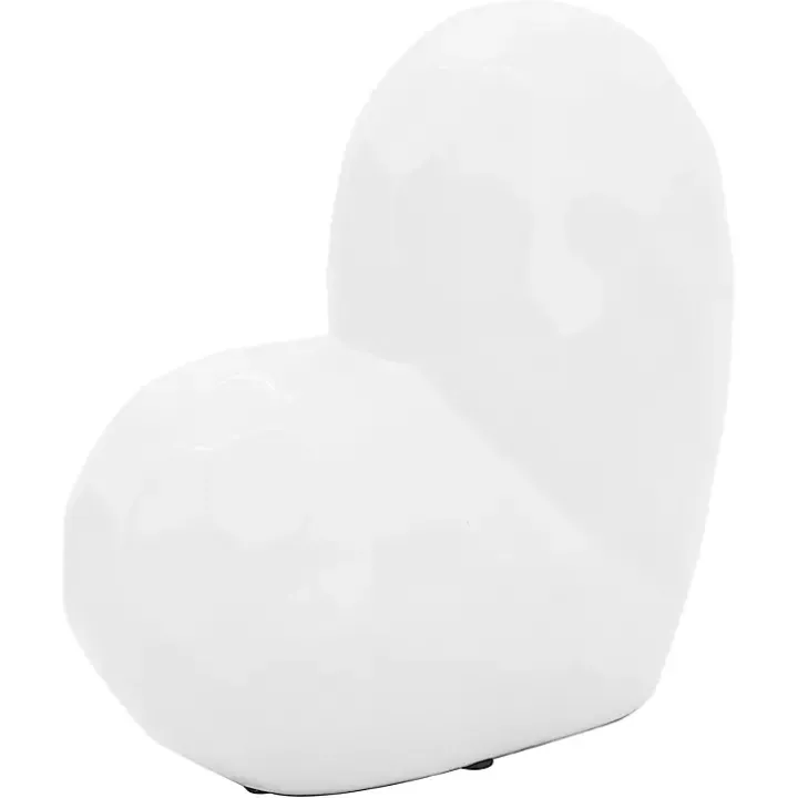 White Heart Figurine