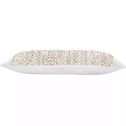 White Jute Hand Knotted Lumbar Pillow