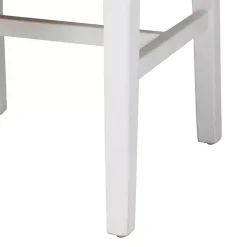 White Mahogany Woven Talli Dining Chair