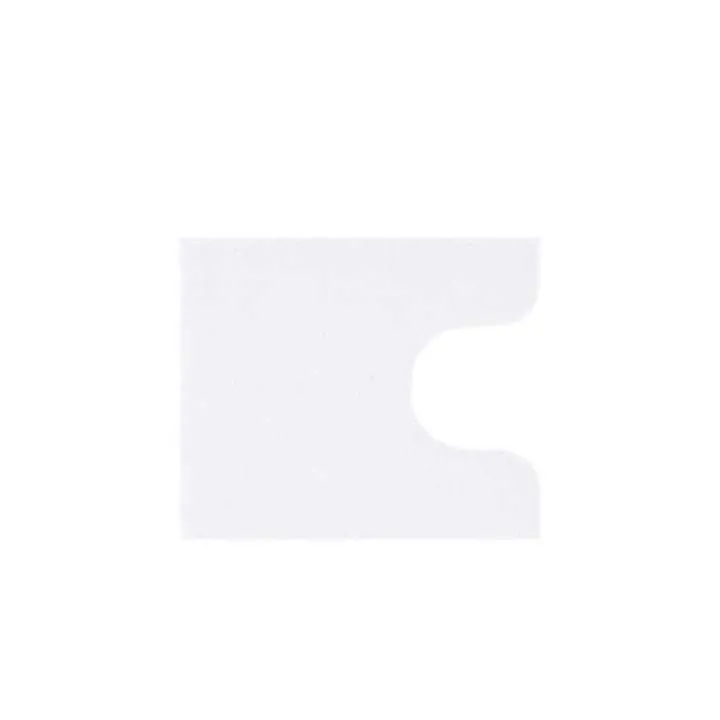 White Marshmallow Contour Bath Mat, 24 in.