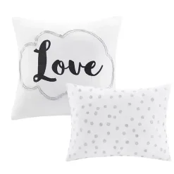 White Metallic 5-pc. Full/Queen Comforter Set