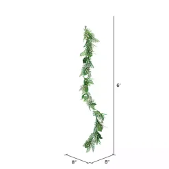 White Mini Flowers Garland