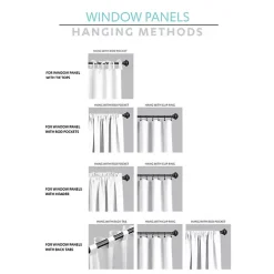 White Ravello Pintuck Curtain Panel, 84 in.