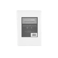 White Satin King 2-pc. Pillow Case Set