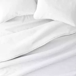 White Stitched Stripes 3-pc. King Quilt Set