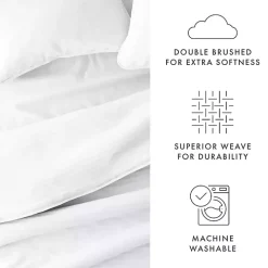 White Stitched Stripes 3-pc. King Quilt Set