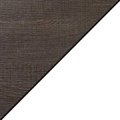 White Two-Tone Geometric Sides Coffee Table