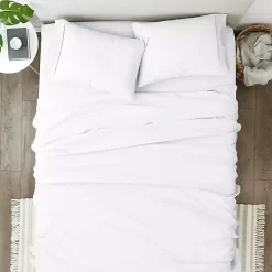 White Ultra Soft 4-pc. King Sheet Set