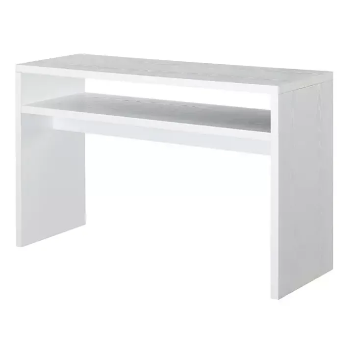 White Wakefield Tiered Console Table
