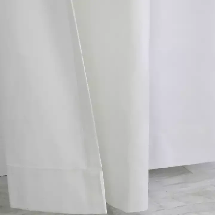 White Weathermate Blackout Curtain Panel, 63 in.