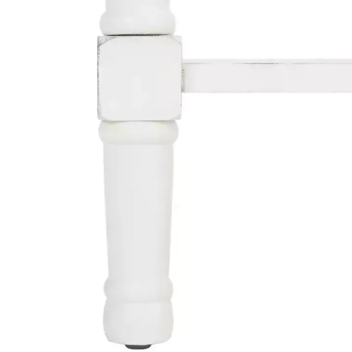 White Wood Allura Console Table