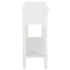 White Wood Allura Console Table
