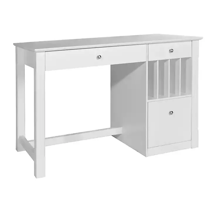 White Wood Computer Desk