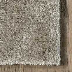 Whitlow Gray Shag Washable Area Rug, 6x9