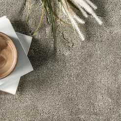 Whitlow Gray Shag Washable Area Rug, 8x10