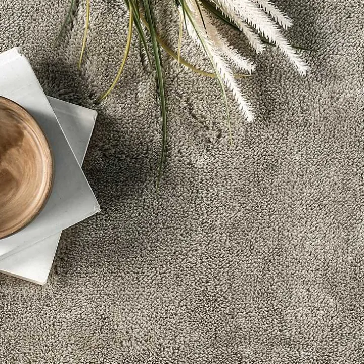 Whitlow Gray Shag Washable Area Rug, 8x10