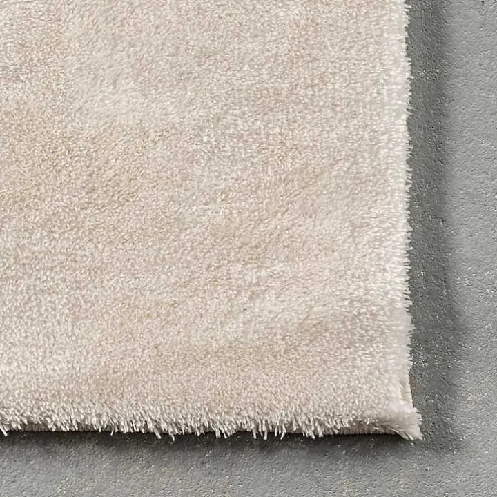 Whitlow Ivory Shag Washable Area Rug, 6x9