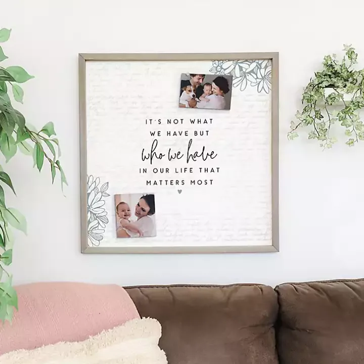 Who We Have Framed Pinboard