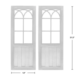 Willow Farms Window Plaque, Set of 2