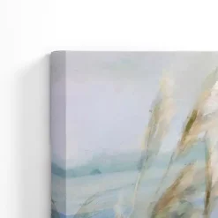 Windy Beach Landscape Canvas Art Print