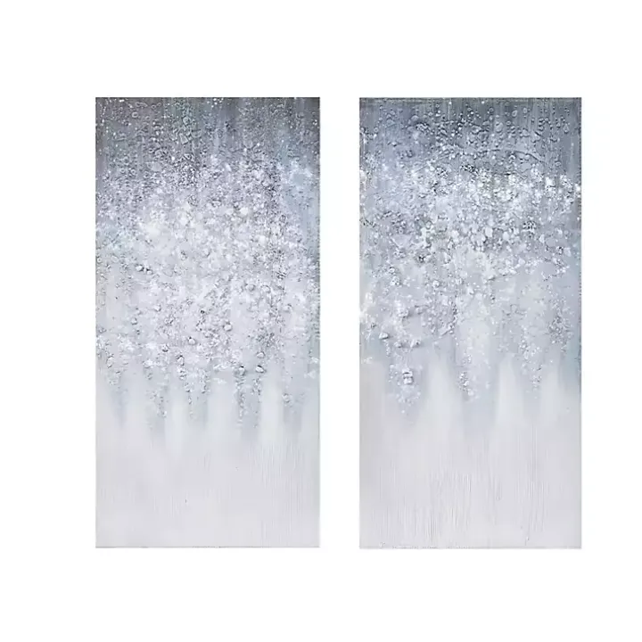 Winter Glaze Canvas Art Prints, Set of 2