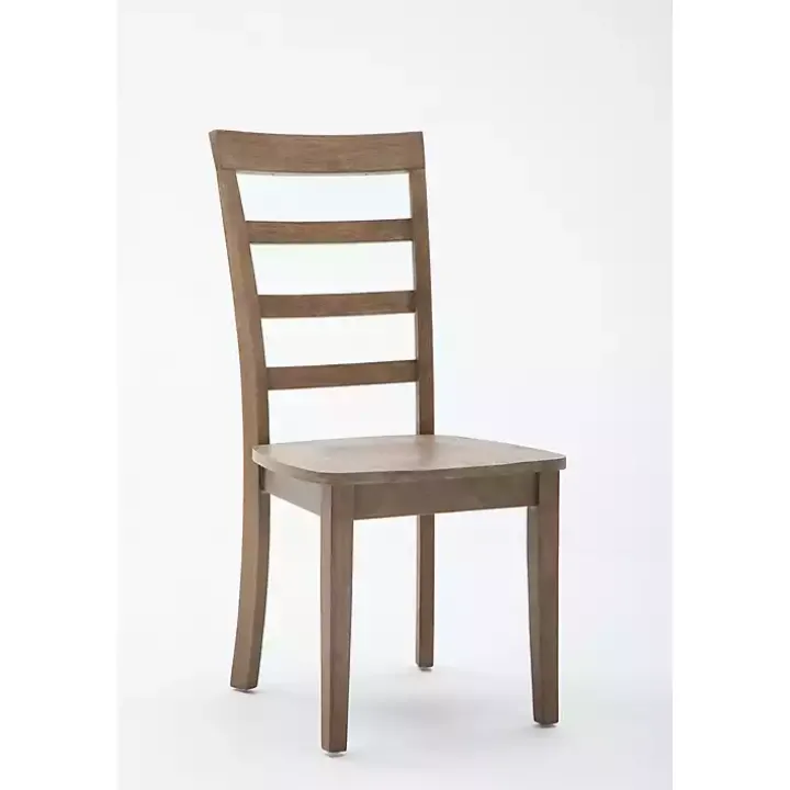 Wire Brushed Natural Dining Chairs, Set of 2