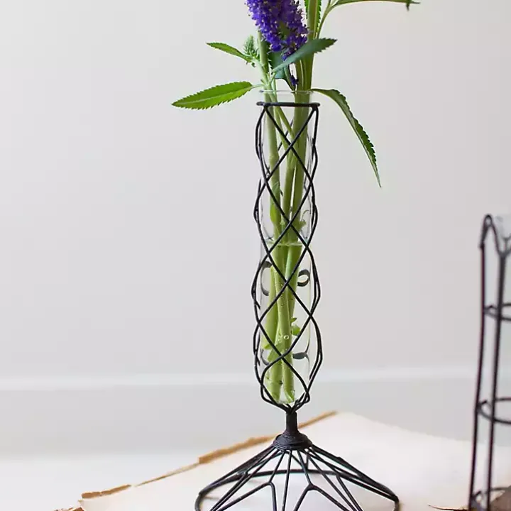 Wire Wrapped Bud Vases, Set of 3