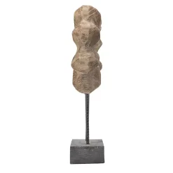 Wood Wave Ring Figurine