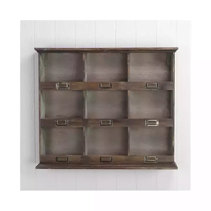 Wooden Wall Cubby