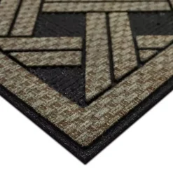 Woven Wicker Pattern Doormat