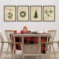 Wreath Definition Framed Christmas Art Print