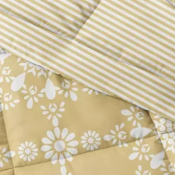 Yellow Daisy Medallion Twin 3-pc. Comforter Set