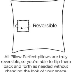 Yellow Herringbone Outdoor Pillows, Set of 2
