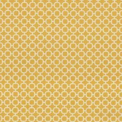 Yellow Pattern Outdoor Lumbar Pillows, Set of 2